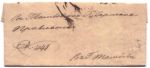 Домарочное служебное письмо ,Рига-Тамбов, 1849 г.  