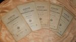 1894 Известия Императорского географического общества том 30,выпуски 1- 3,5,6. 1894 г. (Без 4 выпуска). СПБ тип.Суворина