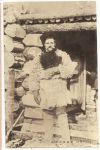 Лесоруб зимой( Сахалин ? Россия). Японская открытка. Сахалин( Карафуто). 30-е годы.. 
